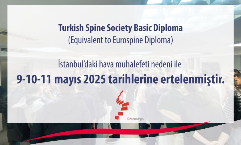 Eurospine Modül 1,2,3 Kursları Bilgilendirme